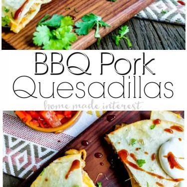 Quesadilla Au Porc Bbq