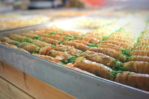 Paella De Poisson Et Fruits De Mer