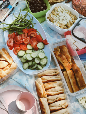 Légumes Verts Au Balsamique Avec Céréales