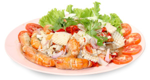 Salade Épicée De Chair De Crabe