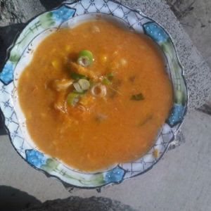 Bisque De Maíz Y Cangrejo