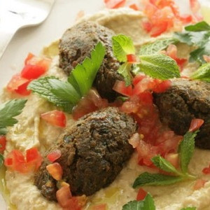 Wrap De Falafel Y Hummus
