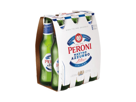 Peroni Nastro Azzurro Botellas 6X330Ml