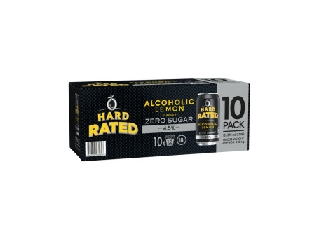 Hard Rated No Sugar Can 10X375Ml