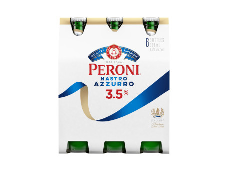 Peroni Nastro Azzurro 3,5% Bottiglie 6X330Ml