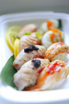 Caja Nigiri De Salmón Y Atún (Gf)