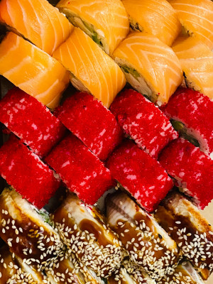 Caja Nigiri De Salmón Y Atún (Gf)