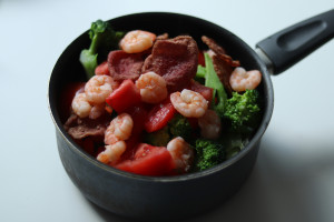 Nueva Ensalada De Camarones Toscana