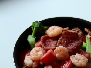 Nueva Ensalada De Camarones Toscana