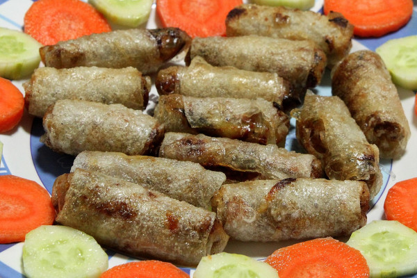 Rouleau De Printemps Aux Légumes (2 Pcs)