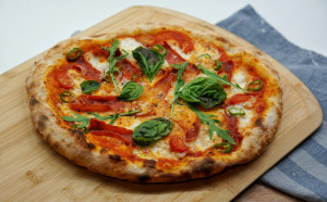 Pizza Margherita Groß