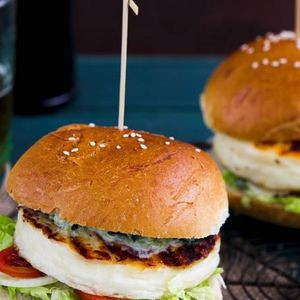 Hamburguesa De Halloumi