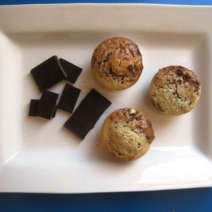 Muffin De Chocolate Y Queso Crema