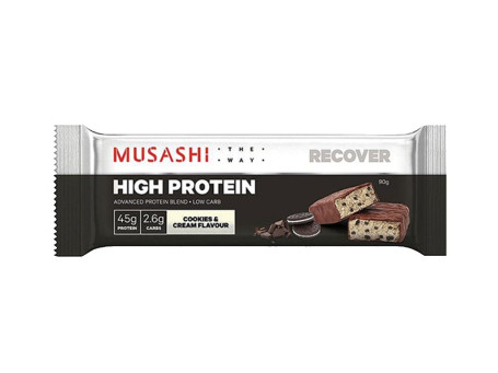 Musashi Cookies Cream Protein Bar 90G