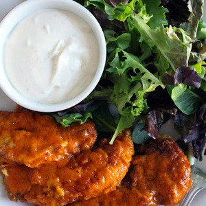 Plato Dedos De Pollo Búfalo 4 Dedos