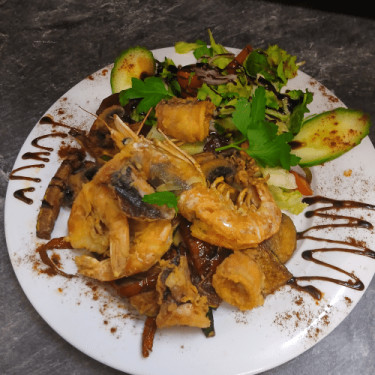 Fruits De Mer Frits Mixtes