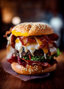 Cheeseburger Au Bacon