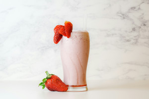 Milk-Shake Aux Fraises