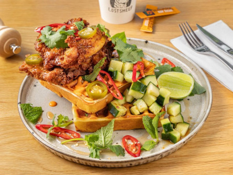 Hühnchen Und Waffeln