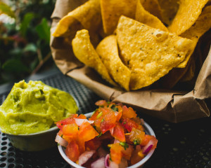 Guacamole E Batatas Fritas