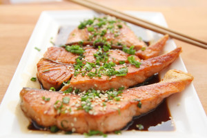 Salmón Teriyaki