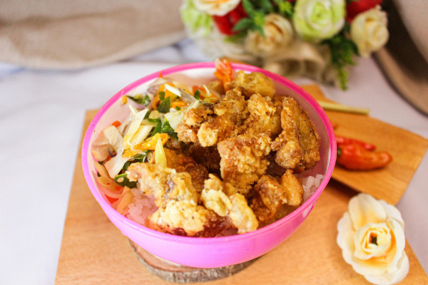 Arroz Frito Con Cerdo Asado