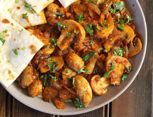 Champiñones Con Chile