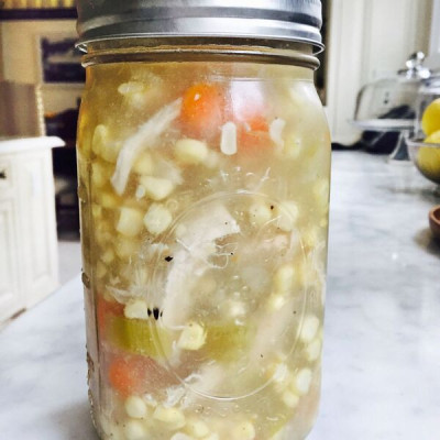 Sopa De Pollo Y Maíz Dulce