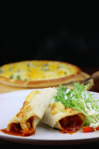 Hühnerfrühlingsrolle