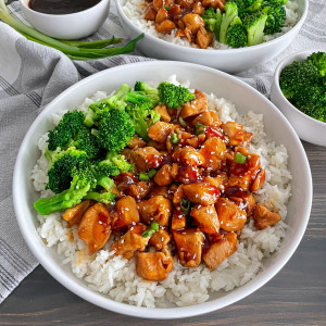 Bol De Poulet Teriyaki
