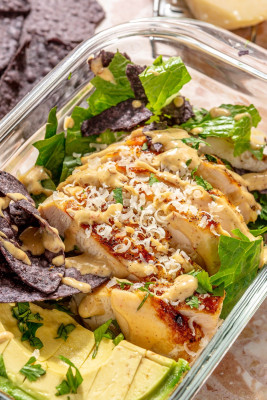 Ensalada César Del Suroeste Para Niños Con Pollo