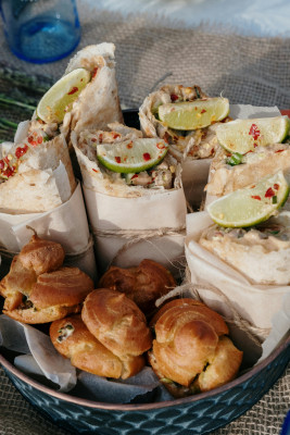 Sándwich De Pollo Shawarma