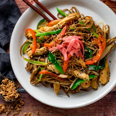 Poulet Yakisoba