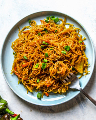 Fideos De Arroz De Singapur