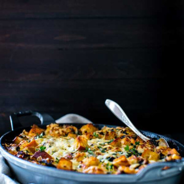 Picadas De Ovo Com Couve E Cogumelo