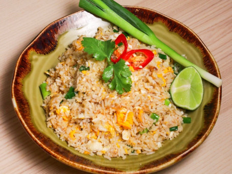 Arroz Frito Con Carne De Cangrejo