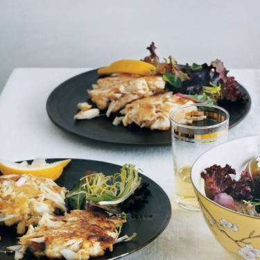 Dîner De Gâteau Au Crabe