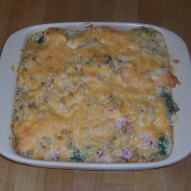 Pasta Cajún Con Pollo Y Camarones