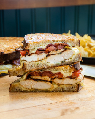 Roast Chicken Club Sandwich