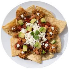 Nachos Con Frijoles