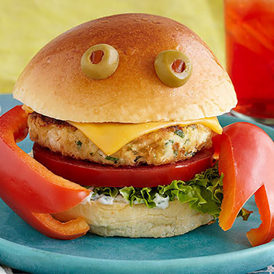 Hamburguesa De Cangrejo Gigante