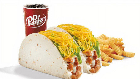 Refeição De 2 Tacos De Frango Grelhado