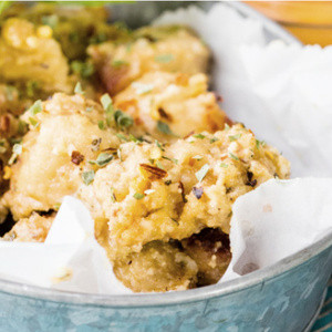 Alitas Deshuesadas Con Ajo Y Parmesano