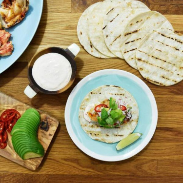 Tacos Aux Crevettes Et Au Homard