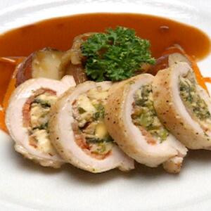 Pollo Marsala Con Patatas Asadas