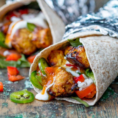 Wrap Masala De Pollo Tikka