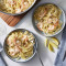Pasta Alfredo Con Camarones