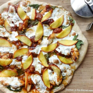 Pizza Grande De Pollo A La Barbacoa