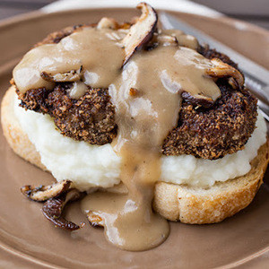 Sandwich Au Pain De Viande Chaud