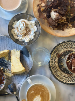 Tarta De Queso Con Mousse De Chocolate